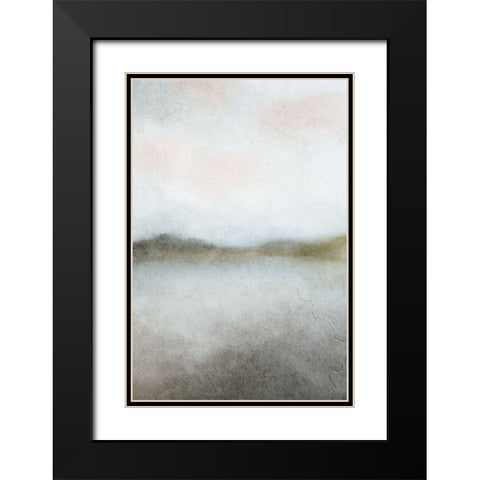 My View Black Modern Wood Framed Art Print with Double Matting by Kimberly, Allen