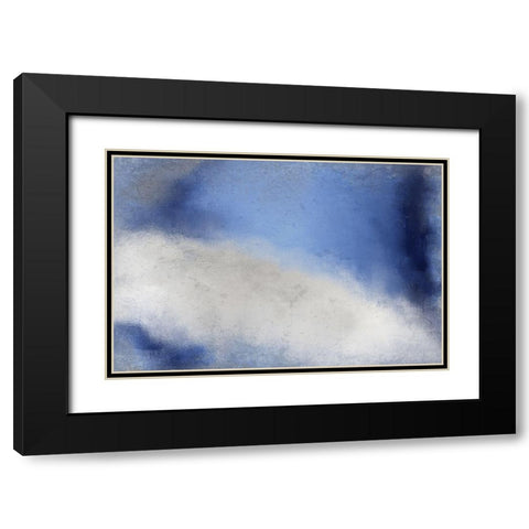 Streak of Light Black Modern Wood Framed Art Print with Double Matting by Kimberly, Allen