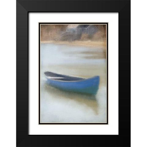 At the Lake House Black Modern Wood Framed Art Print with Double Matting by Kimberly, Allen