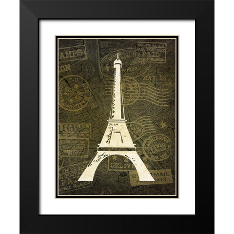 Wanderlust 5 Black Modern Wood Framed Art Print with Double Matting by Kimberly, Allen