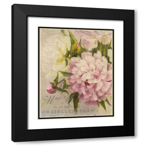 Summer Blooming Series A Black Modern Wood Framed Art Print with Double Matting by Kimberly, Allen