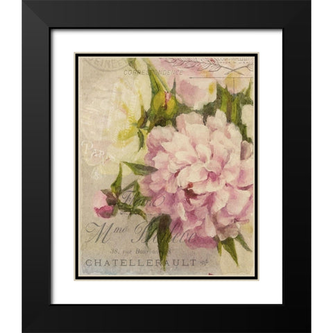 Summer Blooming Series A Black Modern Wood Framed Art Print with Double Matting by Kimberly, Allen