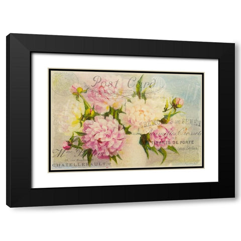 Summer Blooming Black Modern Wood Framed Art Print with Double Matting by Kimberly, Allen