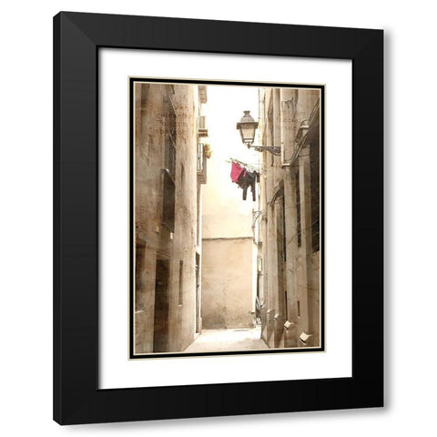 Old World 2 Black Modern Wood Framed Art Print with Double Matting by Kimberly, Allen