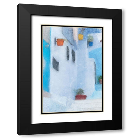 Up the Stairs 1 Black Modern Wood Framed Art Print with Double Matting by Kimberly, Allen