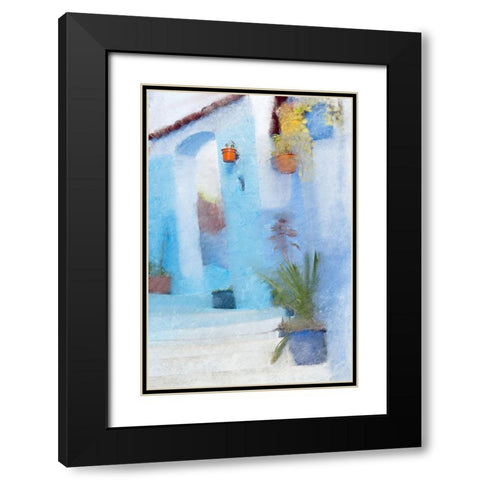 Up the Stairs 2 Black Modern Wood Framed Art Print with Double Matting by Kimberly, Allen