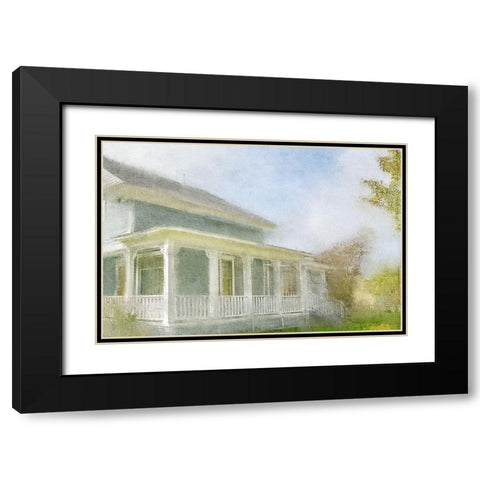 My Happy Place Black Modern Wood Framed Art Print with Double Matting by Kimberly, Allen