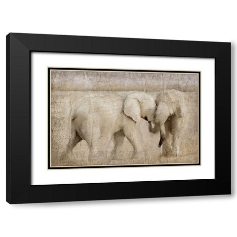 Always Together Black Modern Wood Framed Art Print with Double Matting by Kimberly, Allen