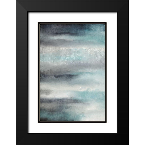 Seascape Black Modern Wood Framed Art Print with Double Matting by Allen, Kimberly