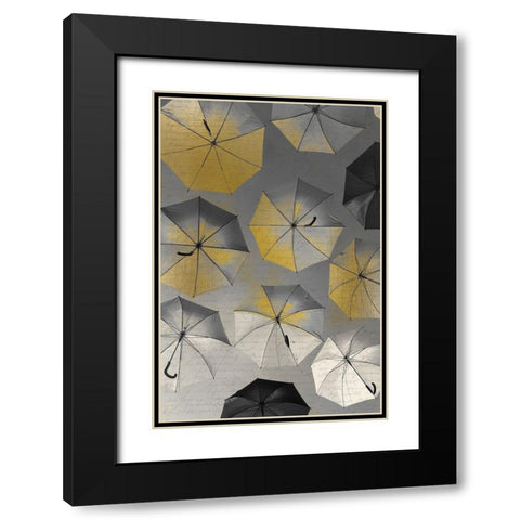 Falling from the Sky Black Modern Wood Framed Art Print with Double Matting by Kimberly, Allen