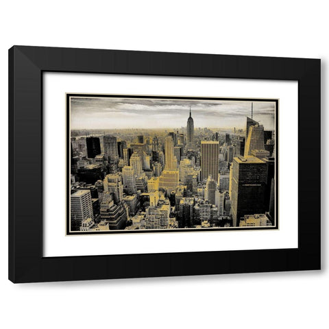 Manhattan Black Modern Wood Framed Art Print with Double Matting by Kimberly, Allen