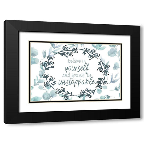 Change 4 Black Modern Wood Framed Art Print with Double Matting by Kimberly, Allen