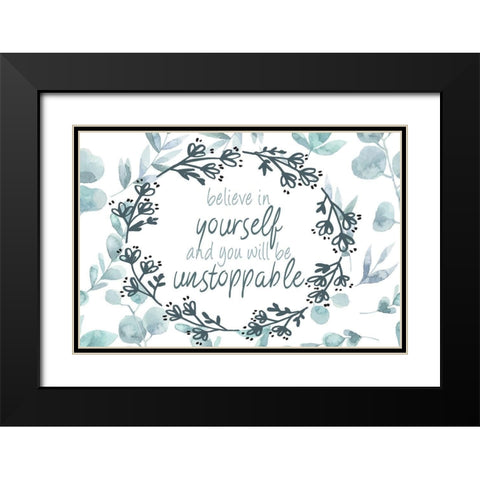 Change 4 Black Modern Wood Framed Art Print with Double Matting by Kimberly, Allen