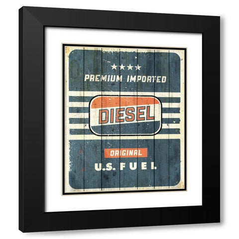 Premium Imported Black Modern Wood Framed Art Print with Double Matting by Kimberly, Allen