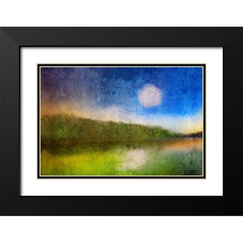 Vivid Sky Black Modern Wood Framed Art Print with Double Matting by Kimberly, Allen