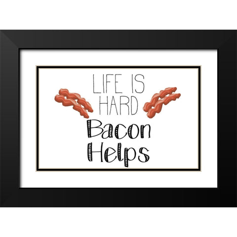 Good Morning 2 Black Modern Wood Framed Art Print with Double Matting by Kimberly, Allen