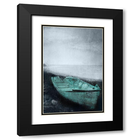 A Day Gone Black Modern Wood Framed Art Print with Double Matting by Allen, Kimberly