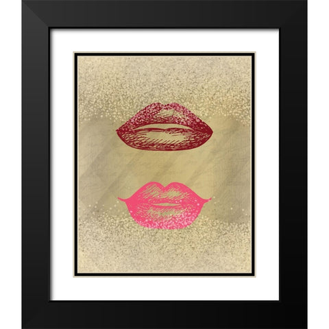 Shades 3 Black Modern Wood Framed Art Print with Double Matting by Kimberly, Allen