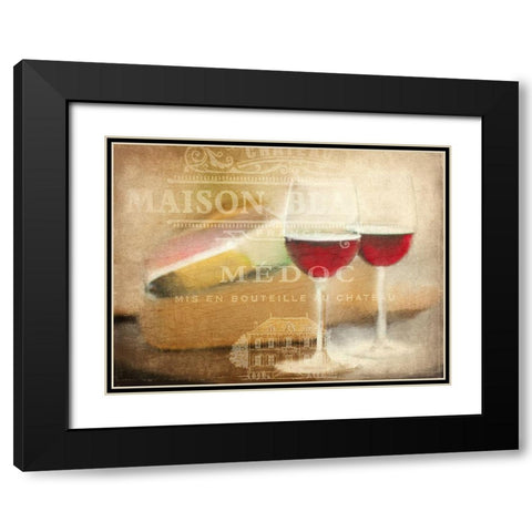 Maison Blanc Black Modern Wood Framed Art Print with Double Matting by Kimberly, Allen