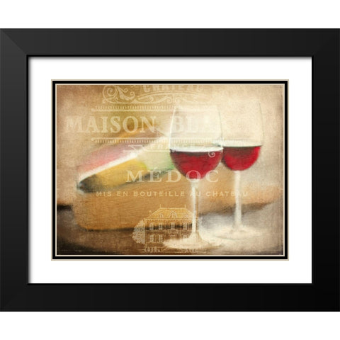 Maison Blanc Black Modern Wood Framed Art Print with Double Matting by Kimberly, Allen