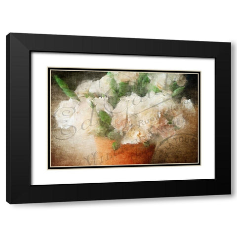 Rue Rolland Black Modern Wood Framed Art Print with Double Matting by Kimberly, Allen
