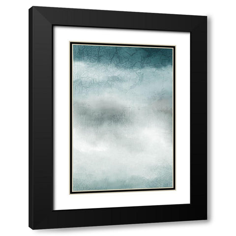 Colors of the Sea Black Modern Wood Framed Art Print with Double Matting by Allen, Kimberly