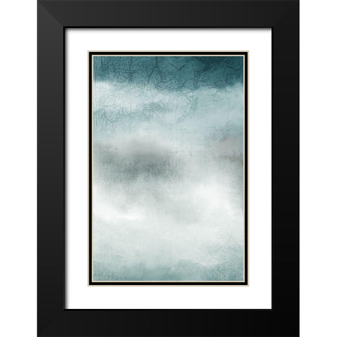 Colors of the Sea Black Modern Wood Framed Art Print with Double Matting by Allen, Kimberly