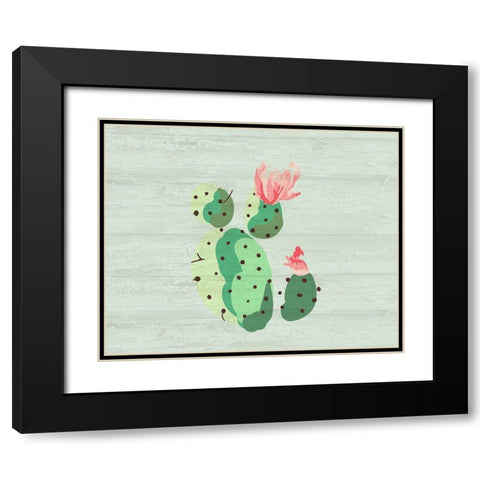 Cacti 2 Black Modern Wood Framed Art Print with Double Matting by Kimberly, Allen