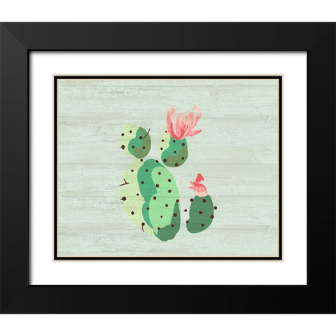 Cacti 2 Black Modern Wood Framed Art Print with Double Matting by Kimberly, Allen