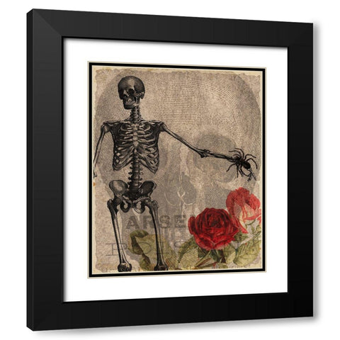 Afterlife Friends 2 Black Modern Wood Framed Art Print with Double Matting by Kimberly, Allen