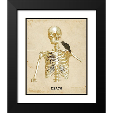 Death Black Modern Wood Framed Art Print with Double Matting by Kimberly, Allen