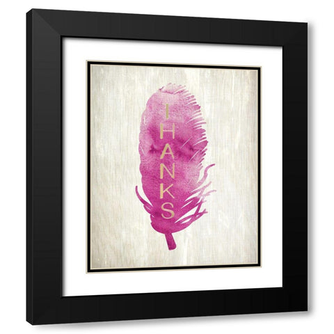 Leaf Tones 3 Black Modern Wood Framed Art Print with Double Matting by Kimberly, Allen