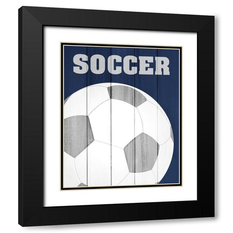 Play 1 Black Modern Wood Framed Art Print with Double Matting by Kimberly, Allen