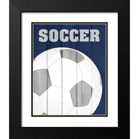 Play 1 Black Modern Wood Framed Art Print with Double Matting by Kimberly, Allen