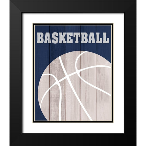 Play 2 Black Modern Wood Framed Art Print with Double Matting by Kimberly, Allen