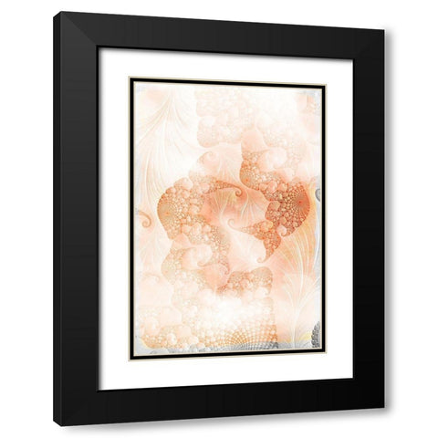 Glow Black Modern Wood Framed Art Print with Double Matting by Kimberly, Allen