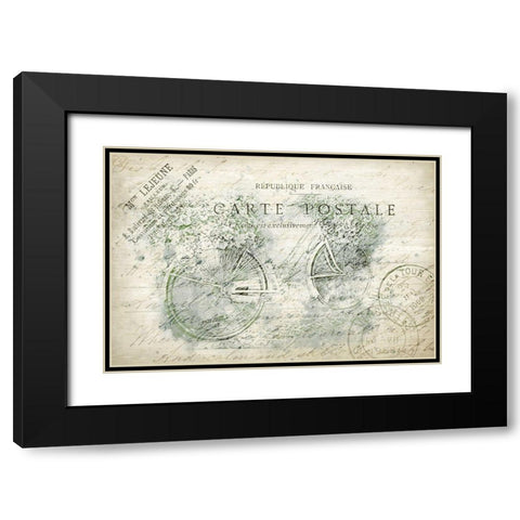 Country Ride Black Modern Wood Framed Art Print with Double Matting by Kimberly, Allen