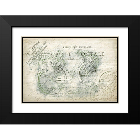 Country Ride Black Modern Wood Framed Art Print with Double Matting by Kimberly, Allen