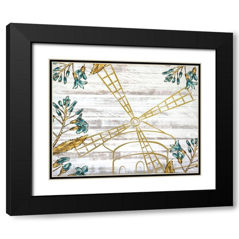 Paris 4 Black Modern Wood Framed Art Print with Double Matting by Kimberly, Allen