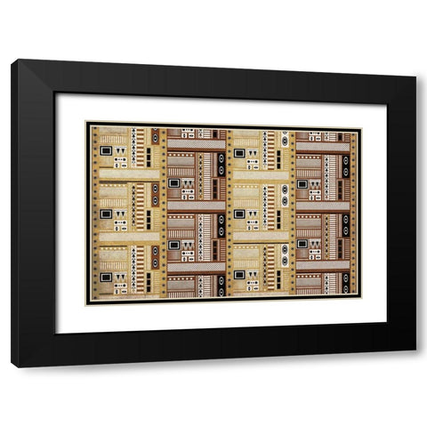 Print 4 Black Modern Wood Framed Art Print with Double Matting by Kimberly, Allen