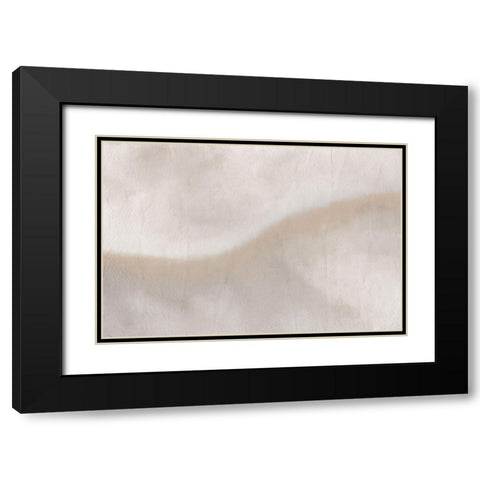 Wave Black Modern Wood Framed Art Print with Double Matting by Kimberly, Allen