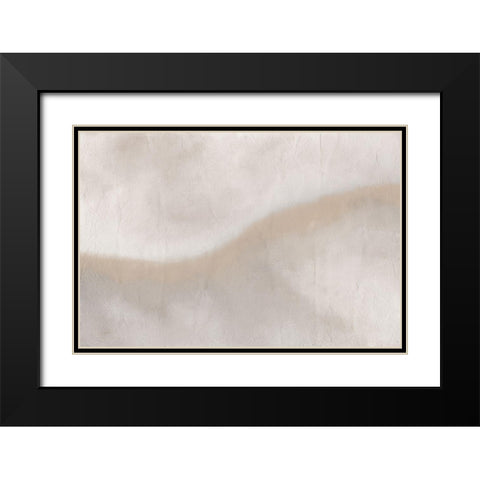 Wave Black Modern Wood Framed Art Print with Double Matting by Kimberly, Allen