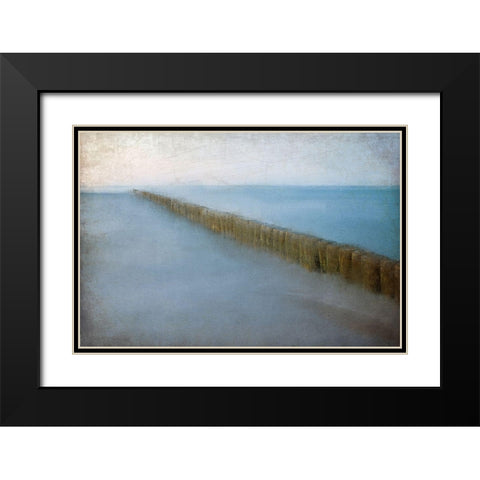 Sea Dreaming Black Modern Wood Framed Art Print with Double Matting by Kimberly, Allen
