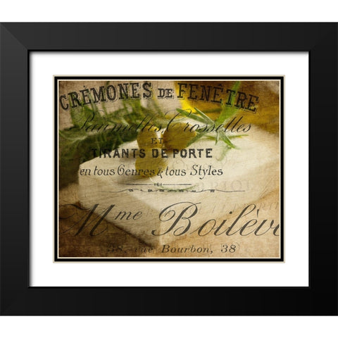 Olive and Cheese Black Modern Wood Framed Art Print with Double Matting by Kimberly, Allen