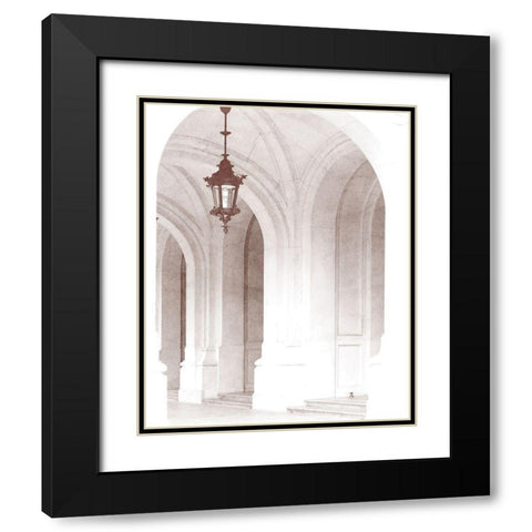 Arches 3 Black Modern Wood Framed Art Print with Double Matting by Kimberly, Allen