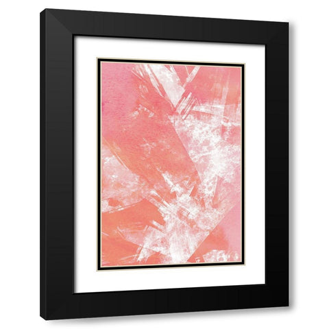 Shards 2 Black Modern Wood Framed Art Print with Double Matting by Kimberly, Allen