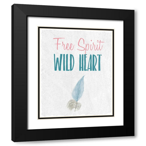 Inspire 2 Black Modern Wood Framed Art Print with Double Matting by Kimberly, Allen