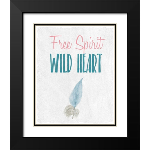 Inspire 2 Black Modern Wood Framed Art Print with Double Matting by Kimberly, Allen