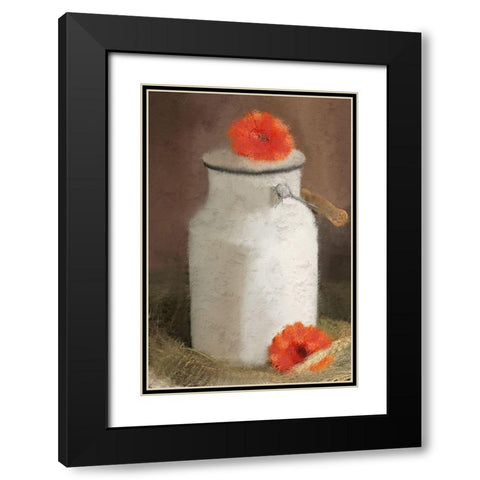 Country Fall 1 Black Modern Wood Framed Art Print with Double Matting by Kimberly, Allen