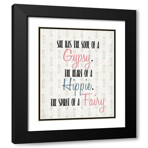 Wild Dream Free 4 Black Modern Wood Framed Art Print with Double Matting by Kimberly, Allen